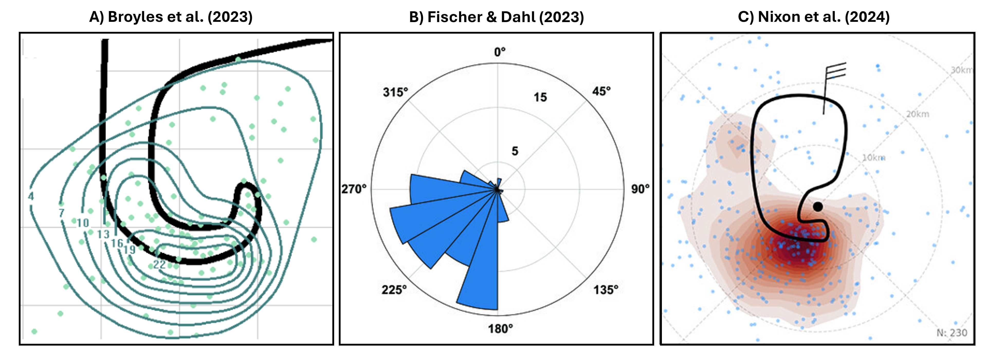 Storm-interaction simulation domain and neighboring storm locations